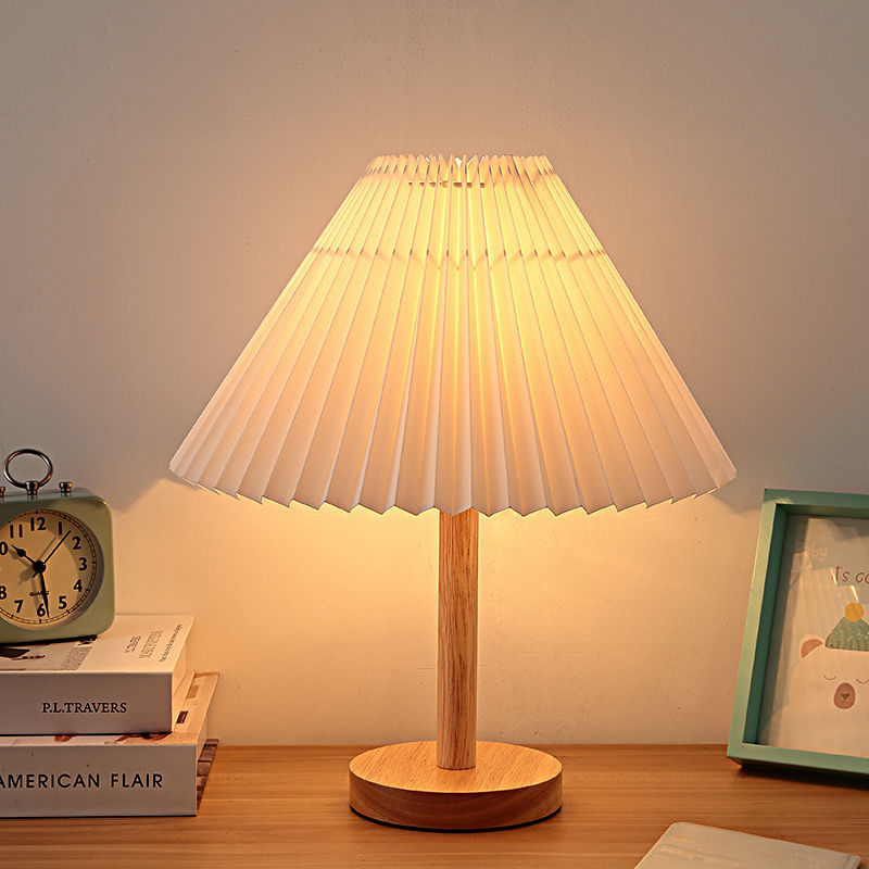 Lampe de chevet japonaise pour chambre à coucher, veilleuse d'allaitement, lumière rouge en filet, décoration de dortoir de fille, lumière de Protection des yeux