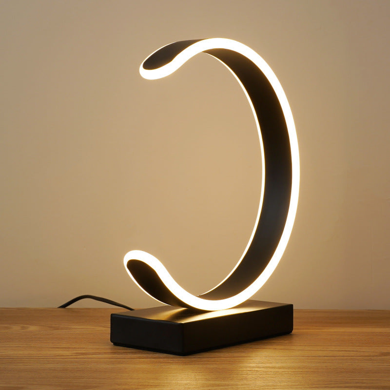 Lampe de Table de chevet Led nordique Simple, chaleureuse et romantique, pour la maison, personnalité créative, Protection des yeux, bureau, lampe de Table Led