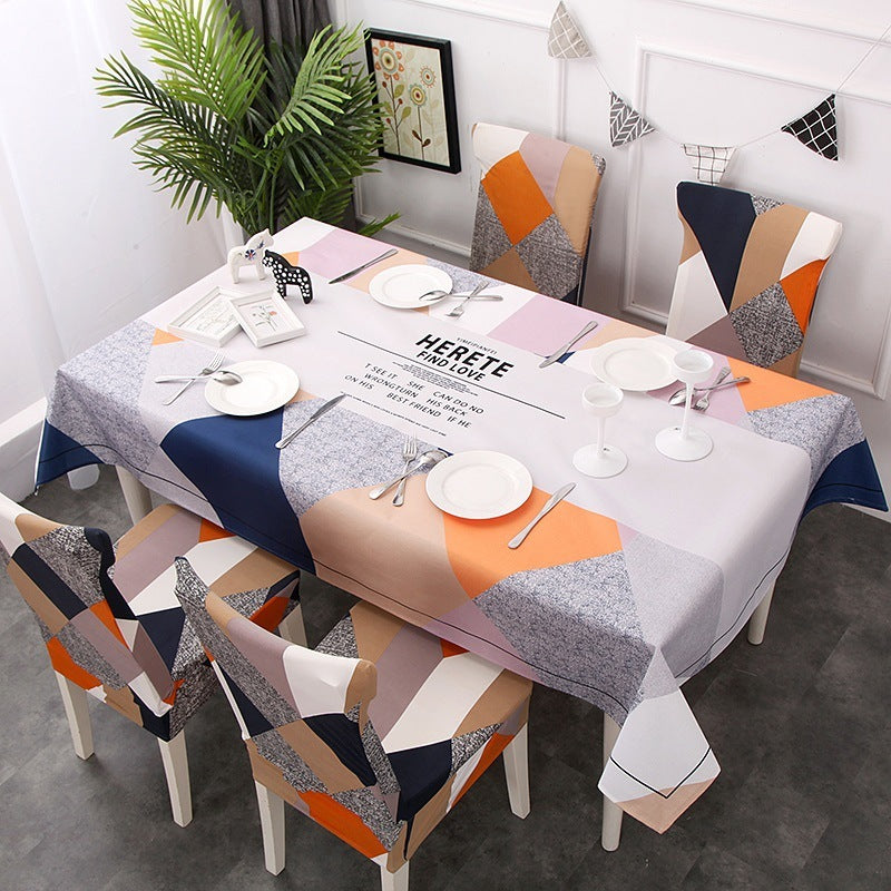 Chair Thickened Modern Fabric Cotton And Linen Coffee Table Disposable Chair Tablecloth Cover Cloth