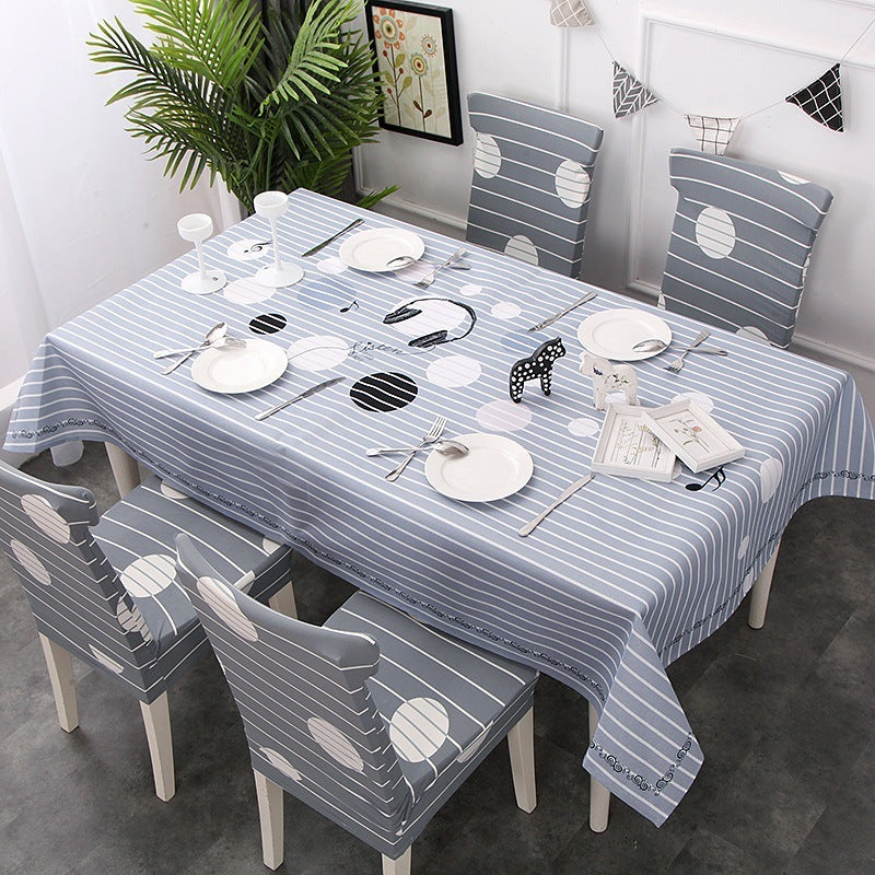 Chair Thickened Modern Fabric Cotton And Linen Coffee Table Disposable Chair Tablecloth Cover Cloth