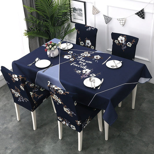 Chair Thickened Modern Fabric Cotton And Linen Coffee Table Disposable Chair Tablecloth Cover Cloth