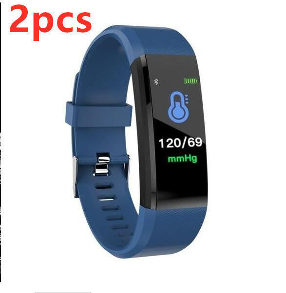 Bracelet intelligent avec Bracelet Bluetooth moniteur de fréquence cardiaque montre activité Fitness Tracker