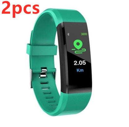 Pulsera inteligente con pulsera Bluetooth Monitor de ritmo cardíaco reloj actividad Fitness Tracker