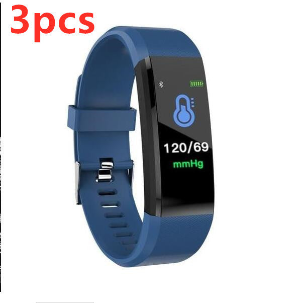 Bracelet intelligent avec Bracelet Bluetooth moniteur de fréquence cardiaque montre activité Fitness Tracker