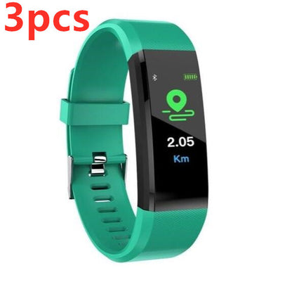 Pulsera inteligente con pulsera Bluetooth Monitor de ritmo cardíaco reloj actividad Fitness Tracker