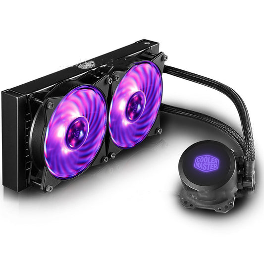 Enfriador Bingshen 240Rgb Cpu Refrigeración por agua Bomba de agua de doble cámara Diseño de microcanal Ventilador equilibrado