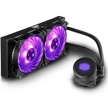 Refroidisseur Bingshen 240Rgb Cpu refroidissement par eau pompe à eau à double chambre conception à micro-canaux ventilateur équilibré