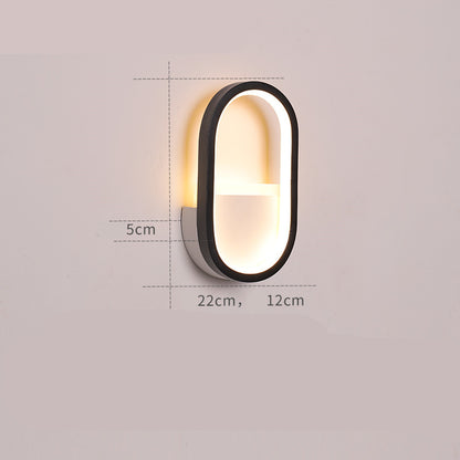 Bedside wall lamp Scandinavian modern simple creative light luxury living room bedroom stairs balcony aisle  reading wall lamp