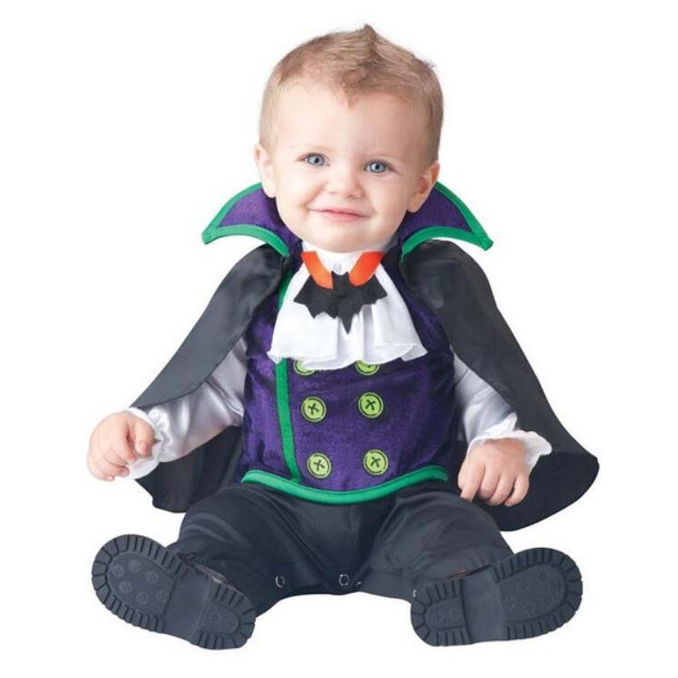 Vestido de bebé de una pieza para Halloween y Navidad