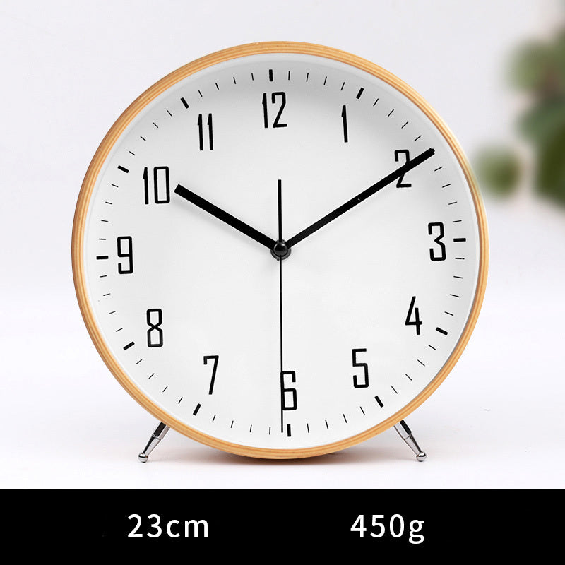 Desk Clock Desk Clock Ornament Living Room Table Clock Household Desk Large Modern Sitting Clock Simple Pendulum Clock