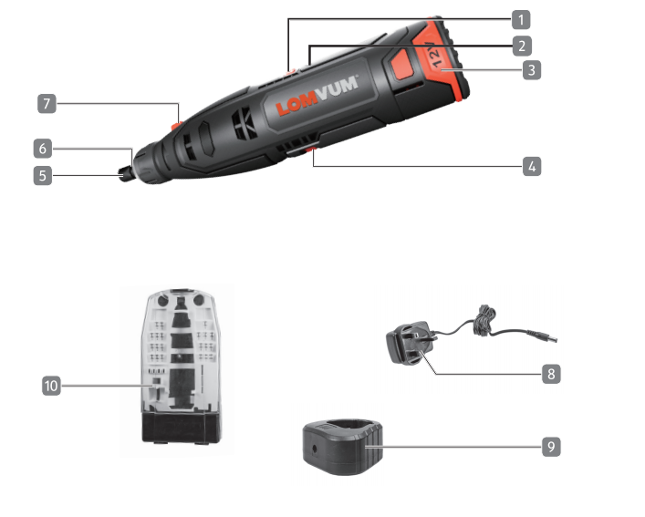 Broyeur électrique, petit broyeur électrique portatif pour gravure sur bois, ensemble complet de batterie au Lithium Rechargeable, Micro broyeur