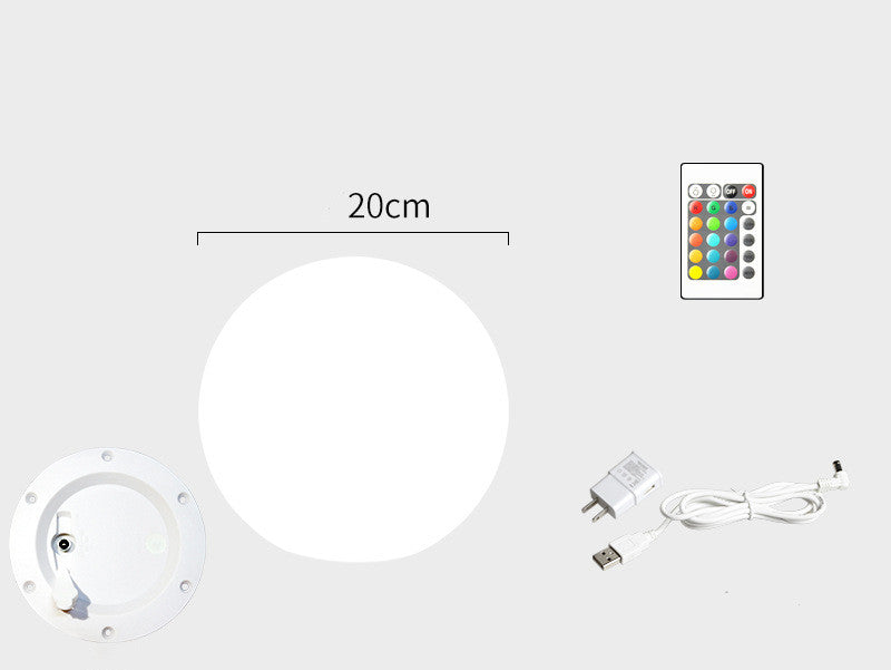 Boule lumineuse Led lumières extérieures imperméables lumières colorées pelouse boule lumineuse jardin lumières de sol piscine boule flottante lumières