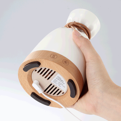 Machine d'aromathérapie d'humidificateur de lampe de bureau d'aromathérapie en bois