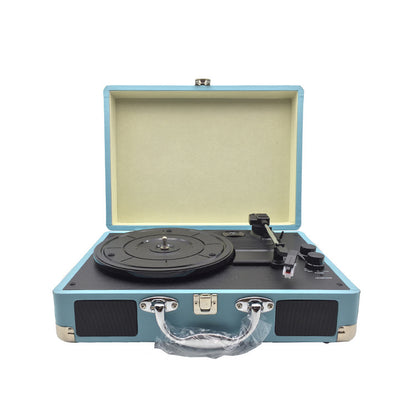 Lecteur de disque vinyle Portable rétro phonographe créatif rétro Bluetooth haut-parleur Style européen étui en cuir lecteur de disque