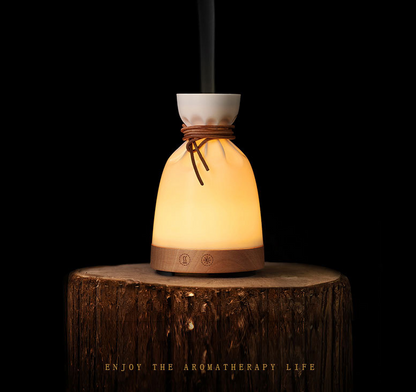 Machine d'aromathérapie d'humidificateur de lampe de bureau d'aromathérapie en bois