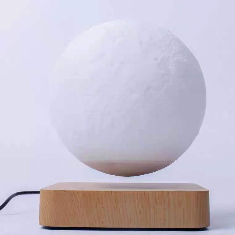 Lampe de table à lévitation magnétique, lumière de lune, impression 3D, veilleuse planète