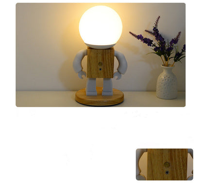 Robot veilleuse lampe de Table créative chambre décoration lampe petit ami petit ami lampe de chevet