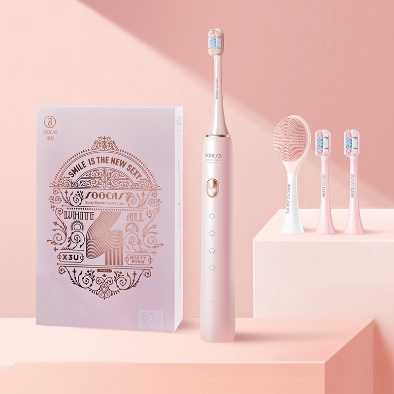 Soshi brosse à dents électrique mâle et femelle adulte tête de brosse rechargeable automatique sonique