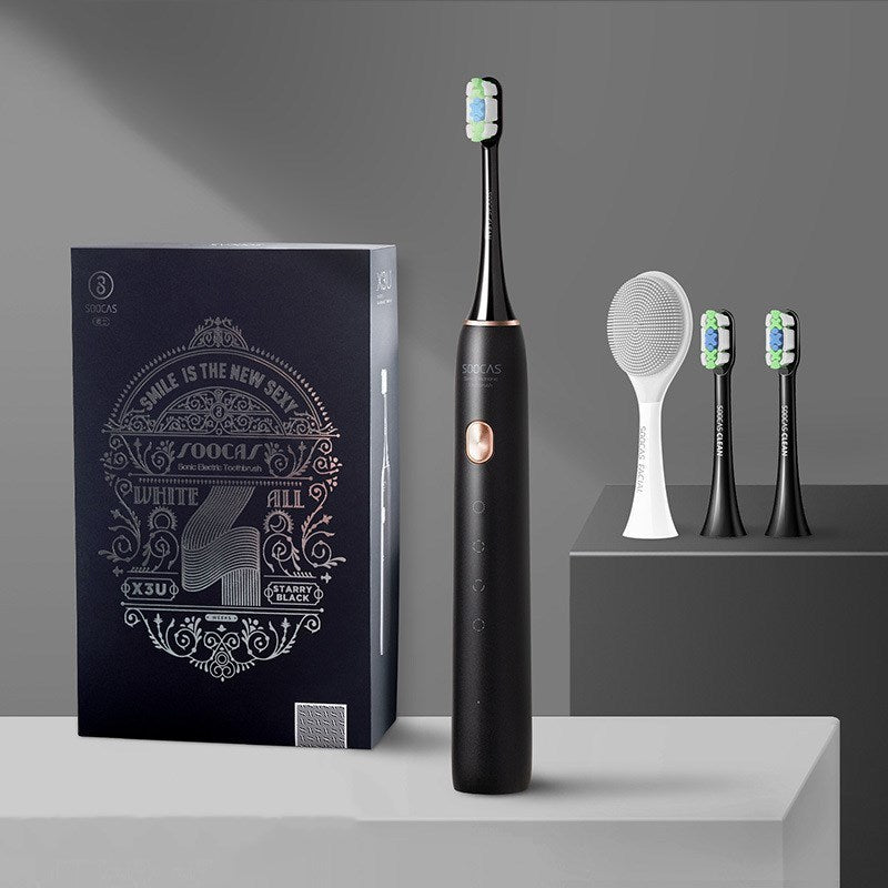 Soshi brosse à dents électrique mâle et femelle adulte tête de brosse rechargeable automatique sonique