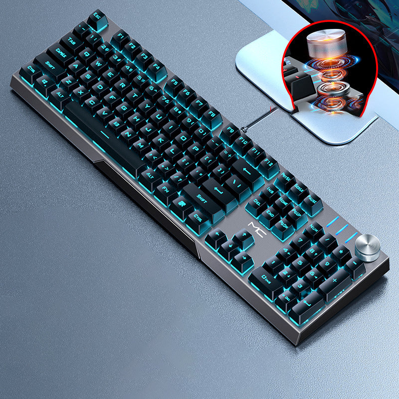 Nouveau Clavier mécanique axe vert axe noir axe thé axe rouge jeu ordinateur de bureau filaire