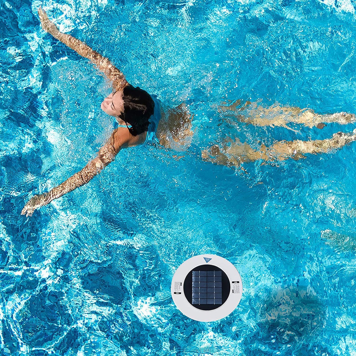 Solar Energy Copper-silver Ion Swimming Pool Water Disinfection And Algae-inhibiting Algae-removing Water Purifier