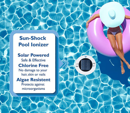 Solar Energy Copper-silver Ion Swimming Pool Water Disinfection And Algae-inhibiting Algae-removing Water Purifier