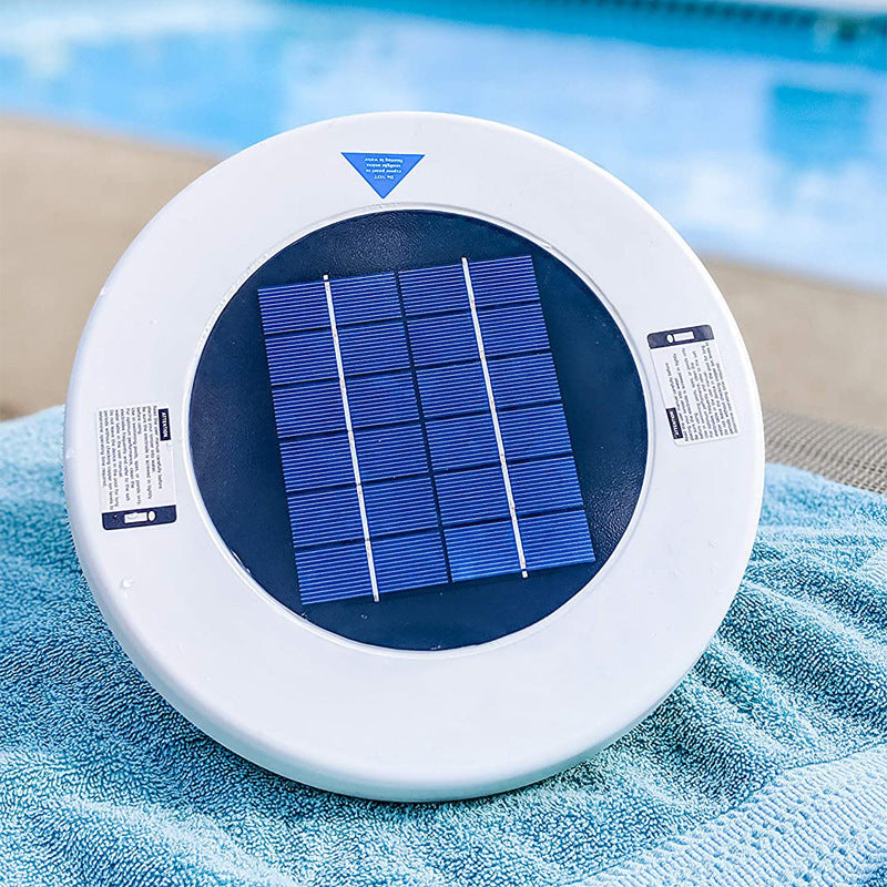 Energía Solar, iones de cobre y plata, desinfección de agua para piscinas y purificador de agua que inhibe las algas