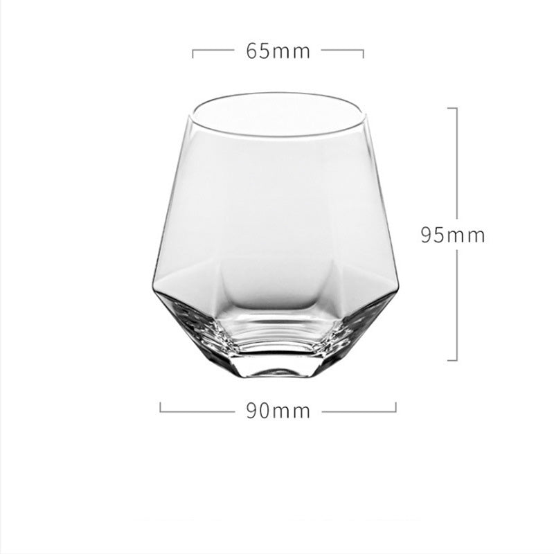 Creative Six-Row Glass Cold Water Bottle