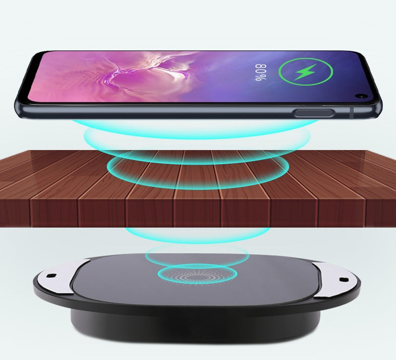 Distance Wireless Charger Invisible Marble Desktop Furniture Table Hidden Adsorption