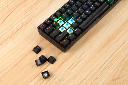 Upgraded New Rgb Wireless 2.4G Dual-Mode 61-Key Mechanical Keyboard