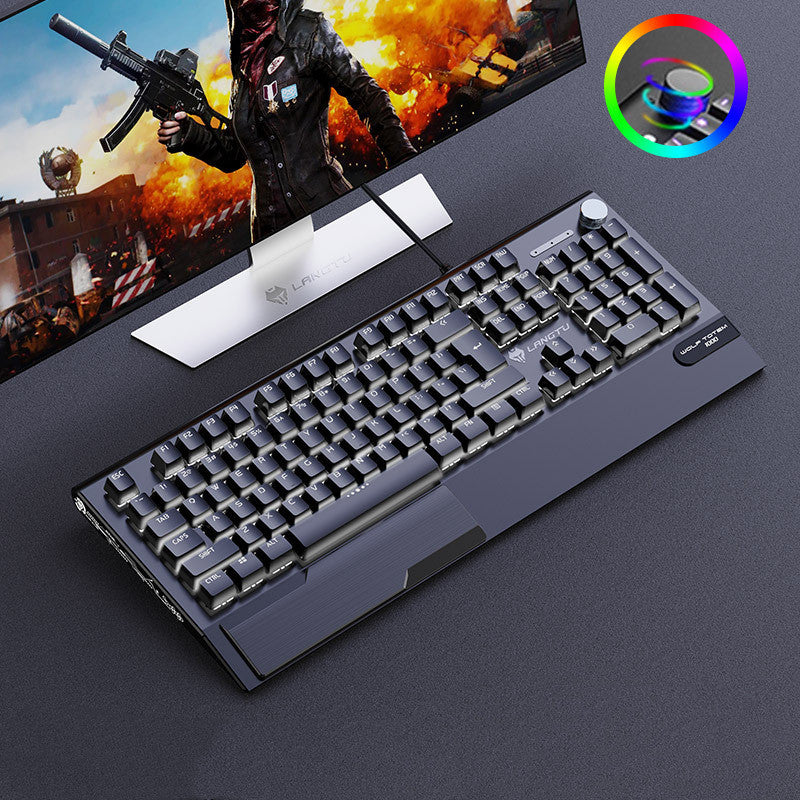 Teclado mecánico para juegos de oficina y hogar