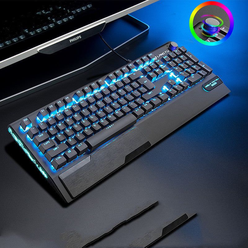 Teclado mecánico para juegos de oficina y hogar