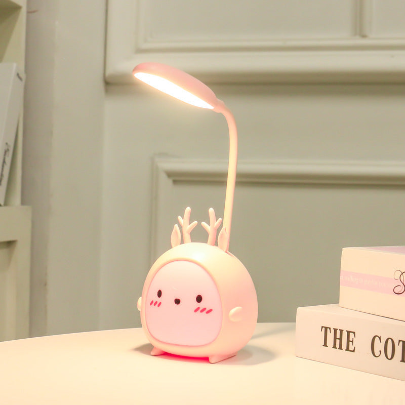 Dessin animé mignon petite lampe de Table LED apprentissage Protection des yeux petite lampe de Table