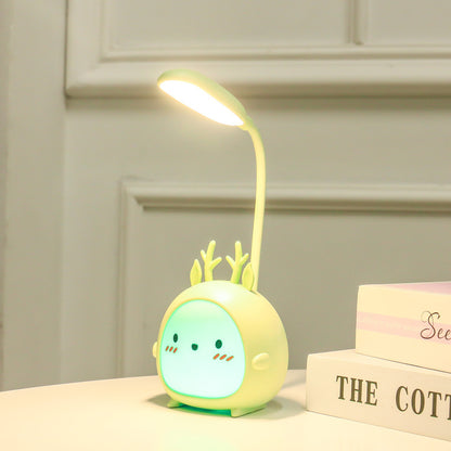 Cartoon Cute Small Table Lamp LED Learning Eye Protection Small Table Lamp