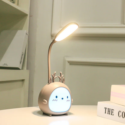 Cartoon Cute Small Table Lamp LED Learning Eye Protection Small Table Lamp