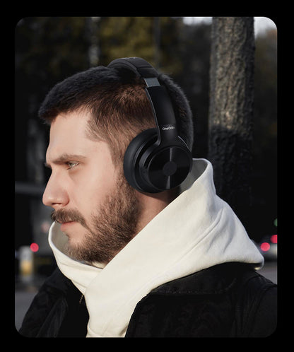 Oneodio casque Bluetooth sans fil monté sur la tête Anc suppression Active du bruit caisson de basses universel