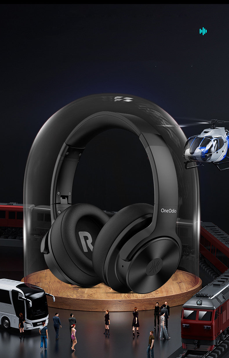 Oneodio casque Bluetooth sans fil monté sur la tête Anc suppression Active du bruit caisson de basses universel