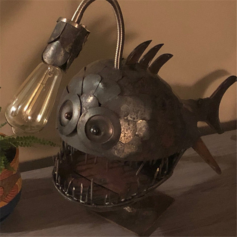 Anglerfish Lamp Floor-standing Retro Art Table Lamp