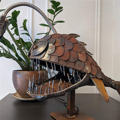 Anglerfish Lamp Floor-standing Retro Art Table Lamp