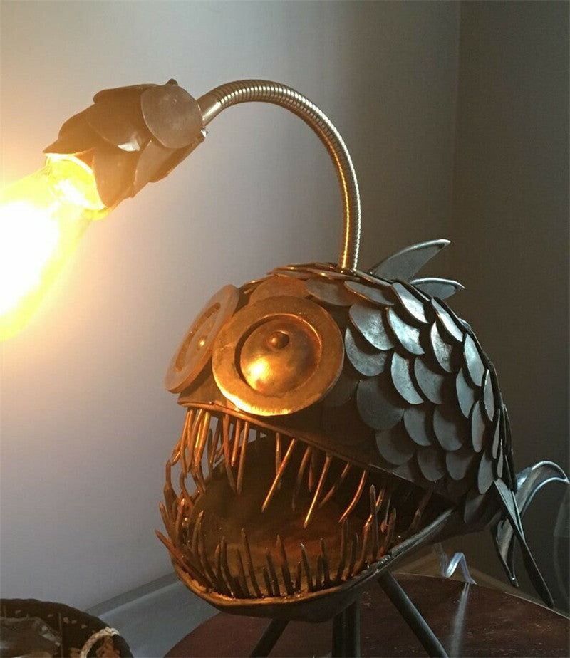 Anglerfish Lamp Floor-standing Retro Art Table Lamp