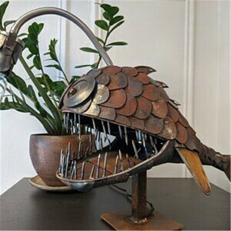 Anglerfish Lamp Floor-standing Retro Art Table Lamp