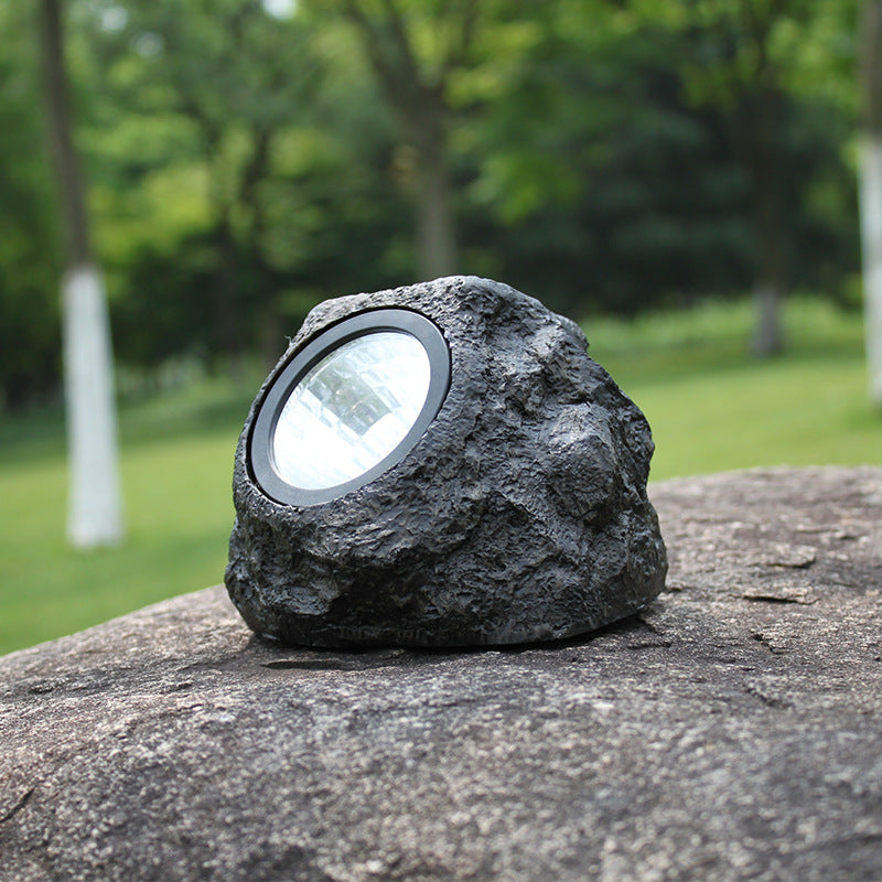 Lámpara solar lámpara de patio lámpara de piedra de simulación al aire libre