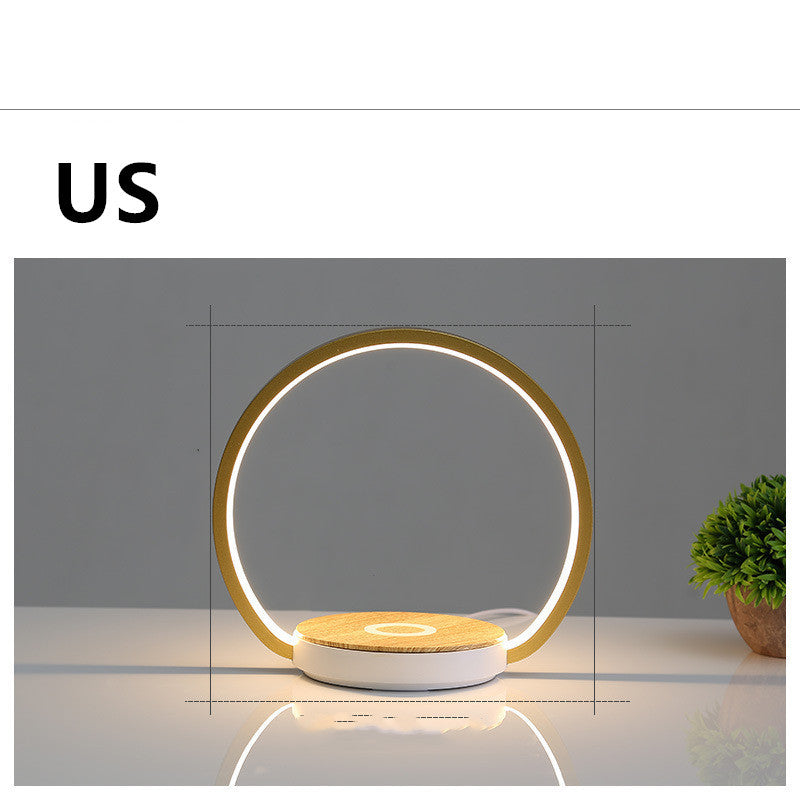 Wireless Charging Bedside Lamp Table Lamp Bedroom Simple Modern Creative Nordic Eye Protection Desk