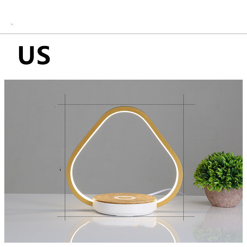 Wireless Charging Bedside Lamp Table Lamp Bedroom Simple Modern Creative Nordic Eye Protection Desk