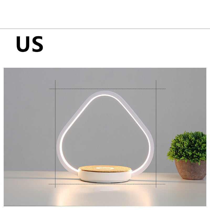 Wireless Charging Bedside Lamp Table Lamp Bedroom Simple Modern Creative Nordic Eye Protection Desk