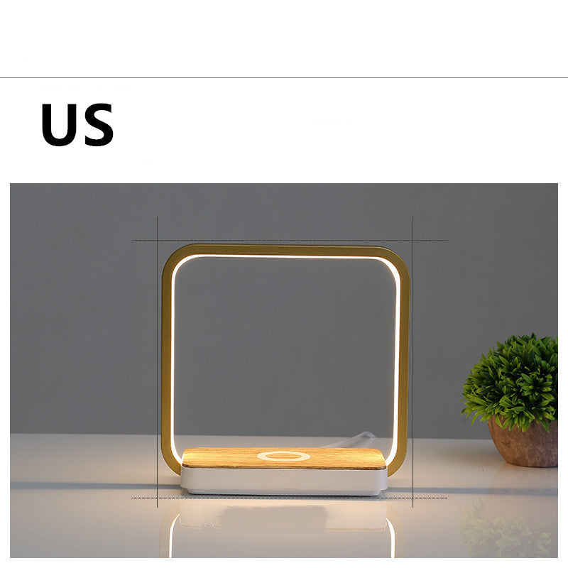 Wireless Charging Bedside Lamp Table Lamp Bedroom Simple Modern Creative Nordic Eye Protection Desk