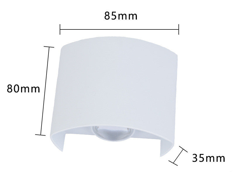 Lámpara de pared Led impermeable para exteriores, foco para exteriores, lámpara de pared para salón, mesita de noche y patio