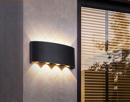 Outdoor Rainproof Led Wall Lamp Outdoor Spotlight Courtyard Bedside Living Room Wall Lamp