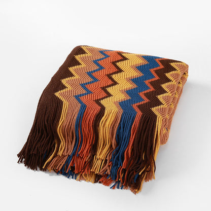 Home Fashion Simple Bohemian Blanket