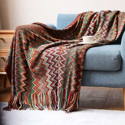 Home Fashion Simple Bohemian Blanket